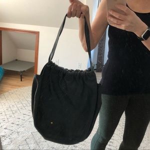 Vintage Halston Navy Hobo bag